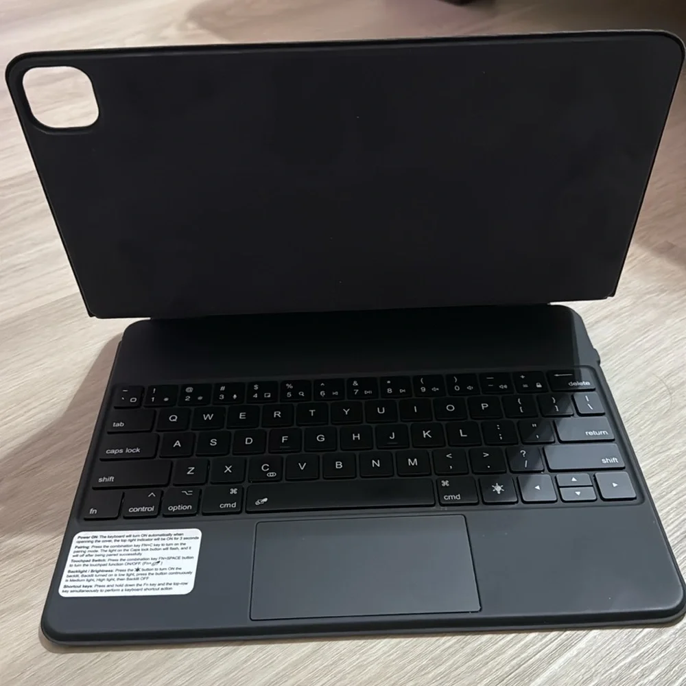 Black Tablet Keyboard Case with Trackpad